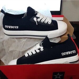 FOCO Dallas Cowboys Knit Sneakers Womens Size 7 NEW IN BOX
